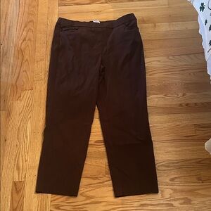 Alfred Dunner Brown Women's Dress Pants